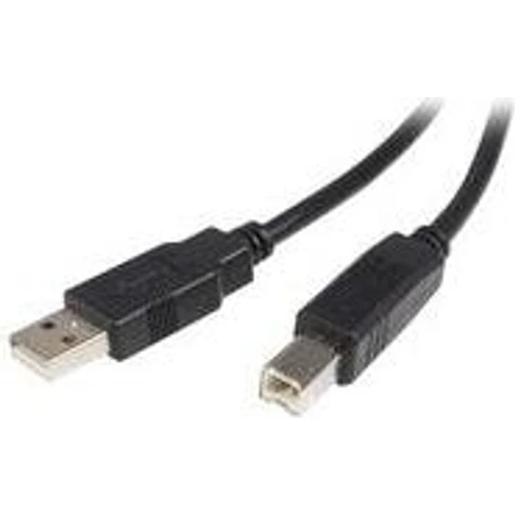 StarTech.com USB2.0 A-auf-B-Kabel - Stecker/Stecker - USB-Kabel - USB Typ A, 4-polig (M) - USB Typ B, 4-polig (M) - 3,0m (USB/USB2.0) - Schwarz (USB2HAB3M) – Bild 1