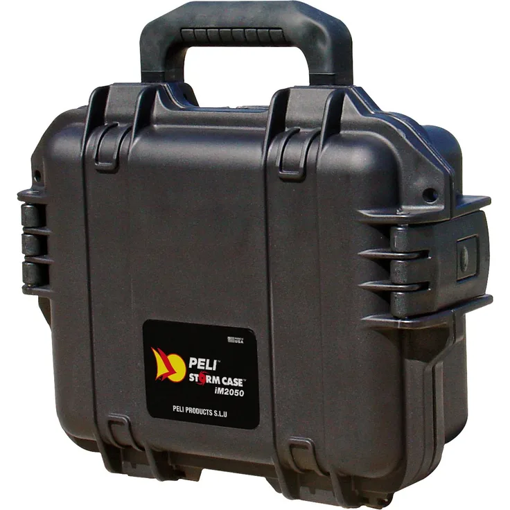 PELI Storm IM2050 Kleine Schutz- Box für Wertvolles Equipment, IP67 Wasser- und Staubdicht, 5L Volumen, Hergestellt in den USA, Ohne Schaum, Schwarz