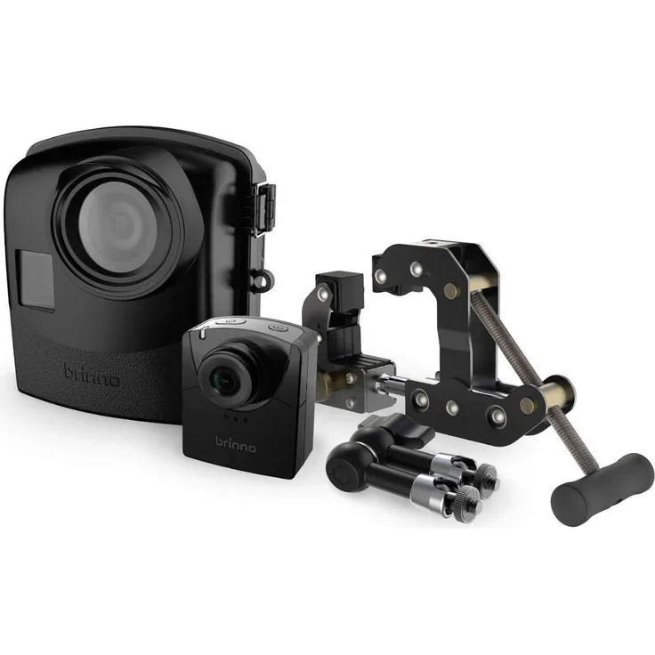 Brinno BCC2000 Baustellen ZeitrafferKamera 1080P HDR mit Gehäuse und Klemme