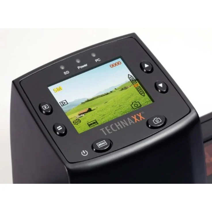 Technaxx DigiScan DS-02 Scanner für Negativfilme und Diafilme (SD-Kartenslot, 6,1 cm (2,4 Zoll) TFT-Display, USB 2.0) (4166) – Bild 2