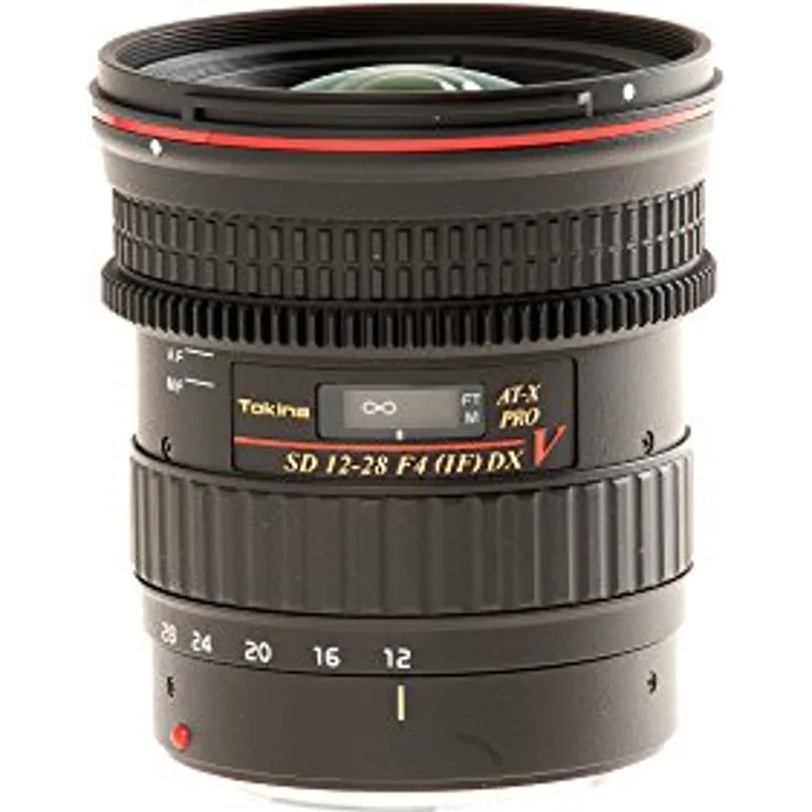 Tokina AT-X 12-28-4.0 Pro DX V Objektiv für Canon schwarz