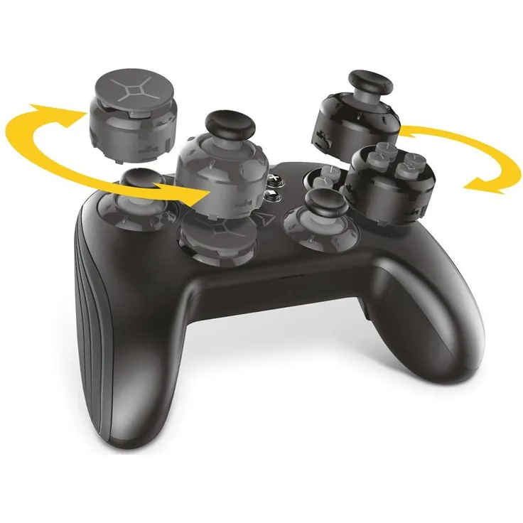 Steelplay Wireless Controller Customizable Schwarz (JVASWI00065) (Switch)