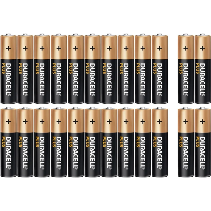 Duracell DUR019058 Plus AAA Batterien (24 Stück) – Bild 1
