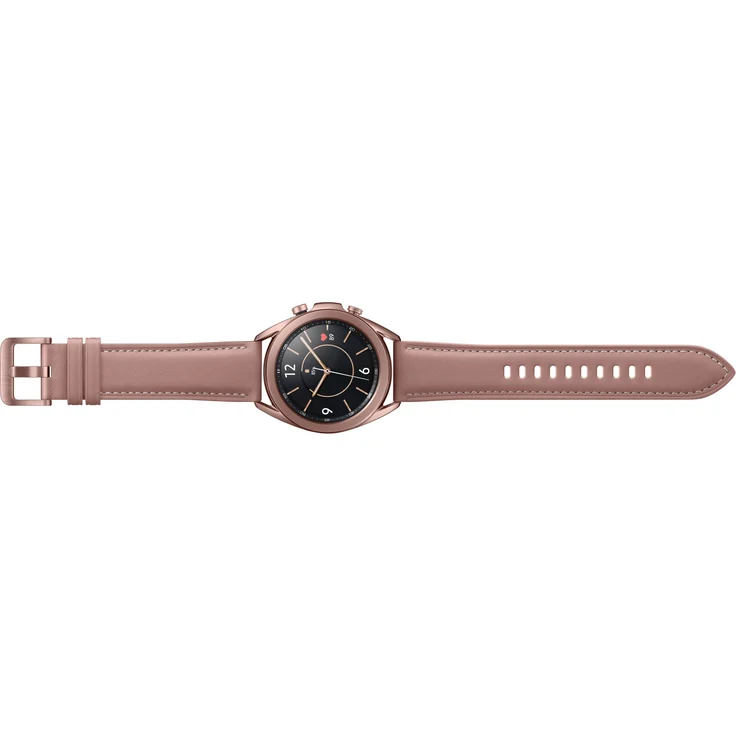 Samsung Galaxy Watch 3 Bluetooth Smartwatch GPS, Damen, 41mm, Lederarmband, Mystic Bronze Smartwatch – Bild 6