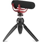 Joby JB01555-BWW Handypod Mini Stativ und Handgriff (geeignet für DSLR, Spiegellose CSC und Kompaktkameras, LEDs, Mikrofone, Tragbare Lautsprecher, Action Kameras und Zubehör bis zu 1kg) schwarz