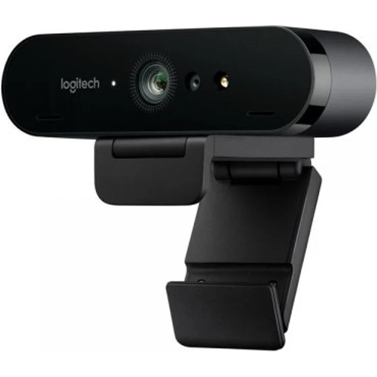 Logitech Brio ULTRA-HD PRO Webcam, 4K UHD, 5-fach Zoom, Hohe Bildfrequenz, HDR und RightLight 3, USB-Anschluss, Gesichtserkennung mit Windows Hello, Für Skype, Zoom, Cisco., PC/Mac - Schwarz (960-001106) – Bild 4