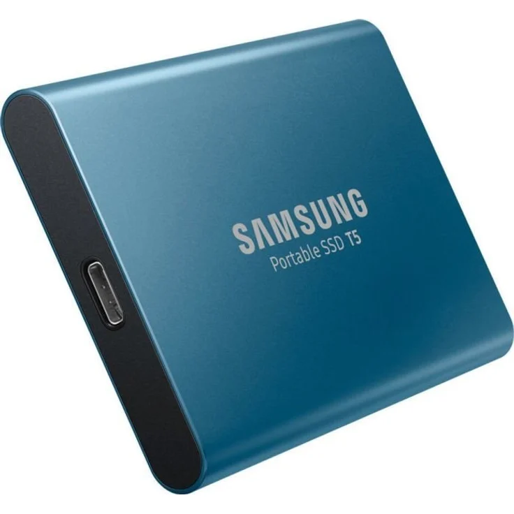 Samsung T5 MU-PA500 - Solid-State-Disk - verschlüsselt - 500 GB - extern (tragbar) - USB 3.1 Gen 2 (USB-C Steckverbinder) - 256-Bit-AES - Ocean Blue (MU-PA500B/EU) – Bild 6