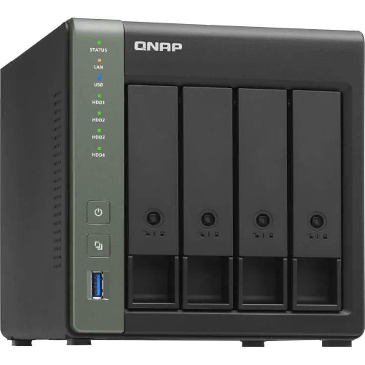 QNAP Turbo Station TS-431X3-4G, 1x 10Gb SFP+, 1x 2.5GBase-T, 1x Gb LAN