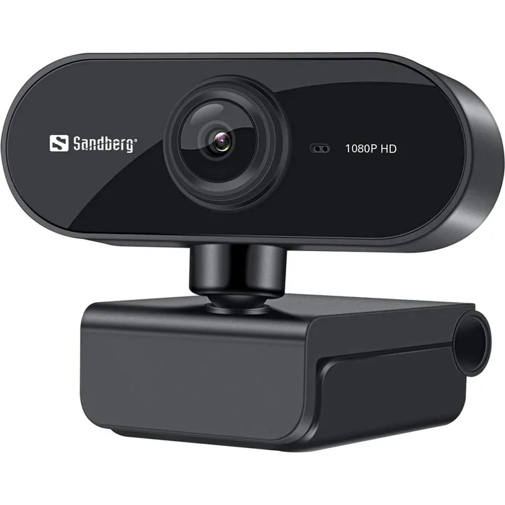 Sandberg USB Webcam Flex - Web-Kamera - Farbe - 2 MP - 1920 x 1080 - 1080p - feste Brennweite - Audio - USB2.0 (133-97)