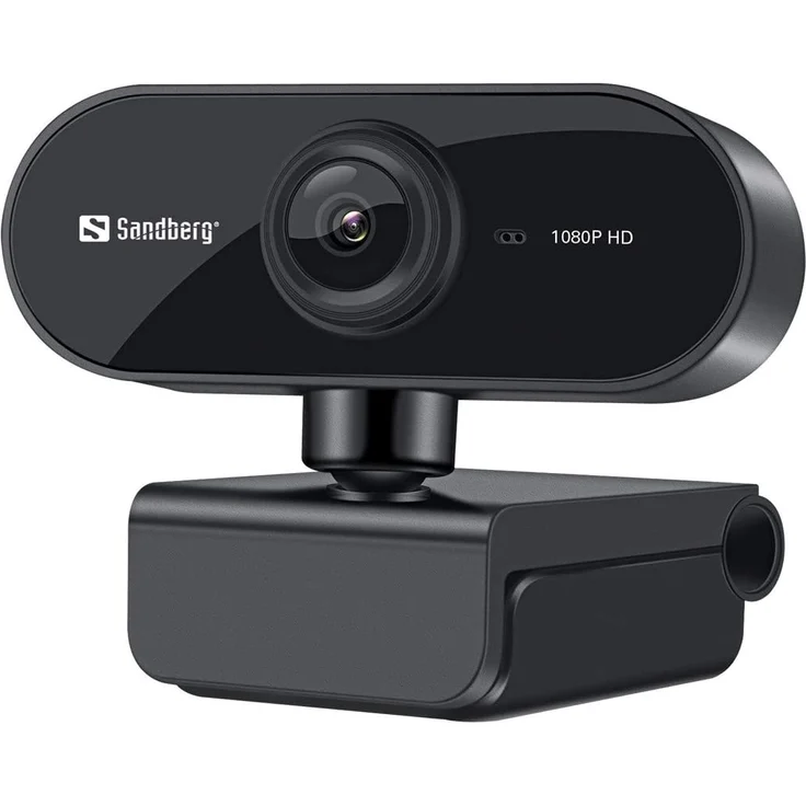 Sandberg USB Webcam Flex - Web-Kamera - Farbe - 2 MP - 1920 x 1080 - 1080p - feste Brennweite - Audio - USB2.0 (133-97) – Bild 1