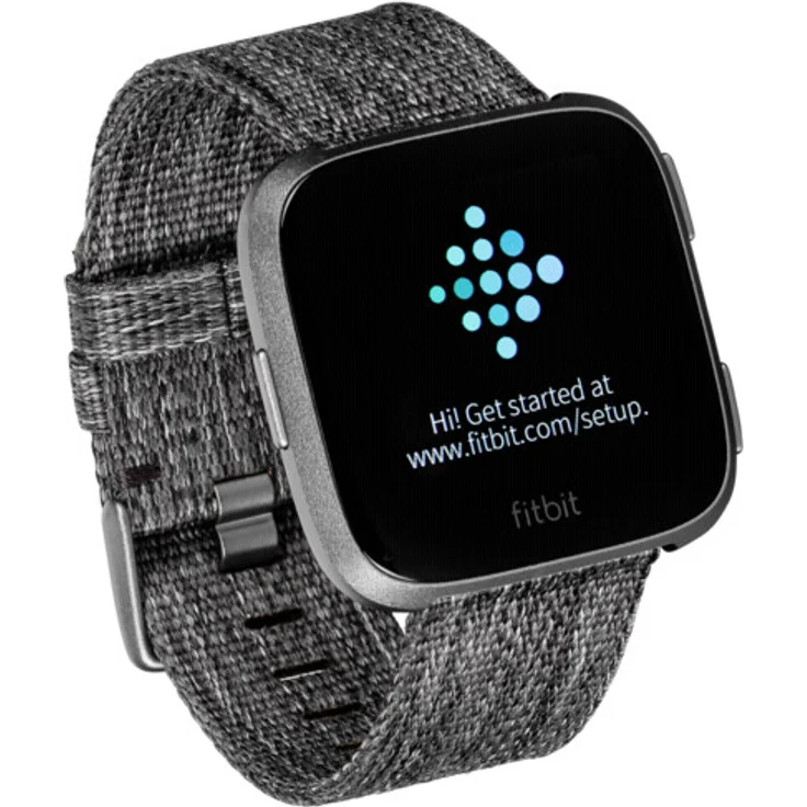 Fitbit Versa Special Edition, Gesundheits & Fitness Smartwatch mit Herzfrequenzmessung, 4+ Tage Akkulaufzeit & Wasserabweisend bis 50 m Tiefe, Holzkohle – Bild 2
