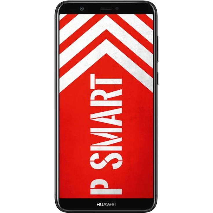 Huawei P smart Smartphone 14,48cm Pixel (5,7 Zoll) IPS, LCD-Display, 32GB interner Speicher, 3GB RAM, Dual-SIM, Android, Schwarz – Bild 1