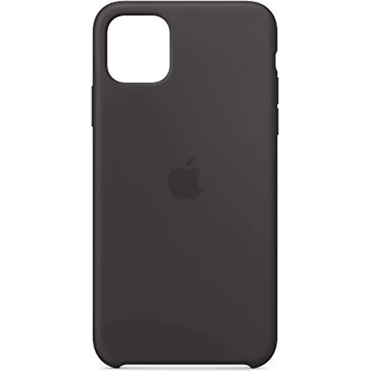Apple Silikon Case (für iPhone 11 Pro Max) - Schwarz – Bild 1