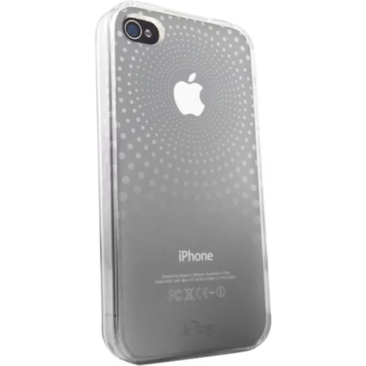 iFrogz SoftGloss Hülle für Apple iPhone 4G silber
