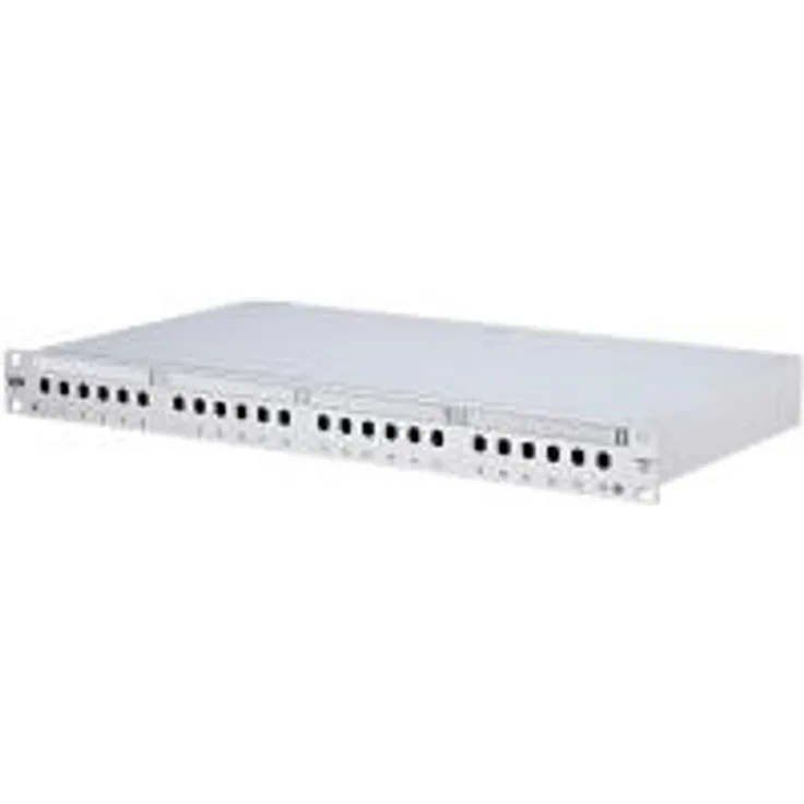 BTR Metz Connect 24 Port LWL-Patchpanel ST Kupplungen 1502000100-E 1 HE Unbestückt (1502000100-E)