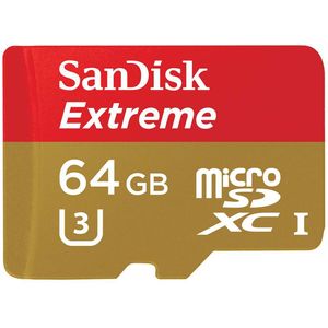 Bild für SanDisk Extreme 64GB microSDXC für Action-Sport-Kameras bis zu 60 MB-Sek
