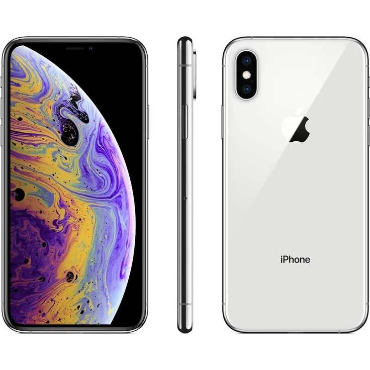 Apple iPhone XS Smartphone 14,73cm (5,8 Zoll) OLED-Display, 64GB interner Speicher, 4GB RAM, iOS, Silber – Bild 7