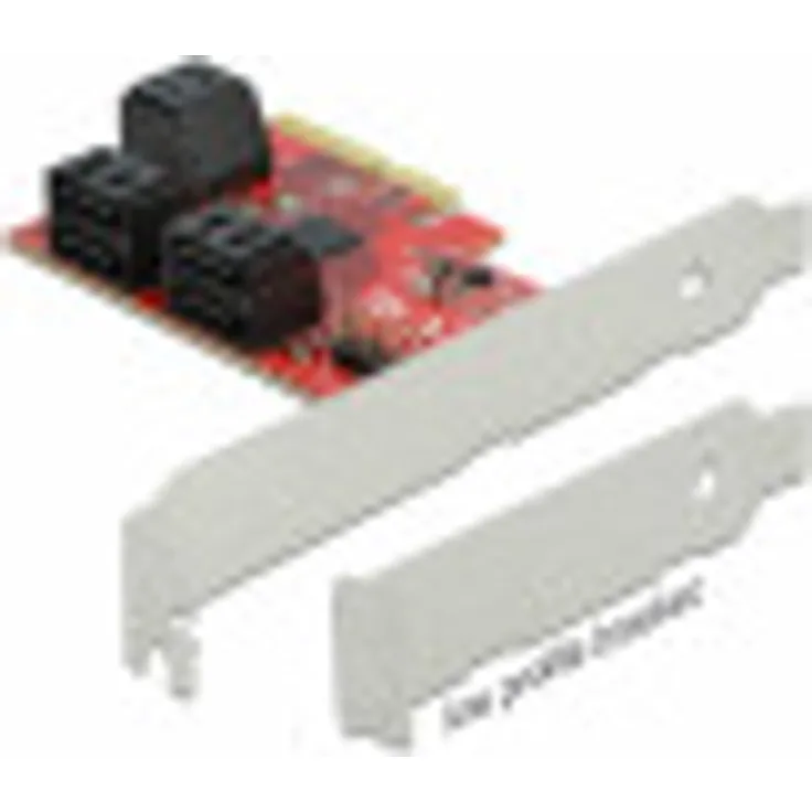 Delock 6 Port SATA PCI Express x4 Karte - Low Profile Formfaktor