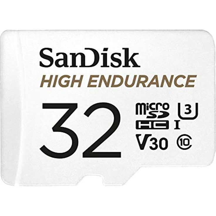 SanDisk High Endurance microSD Karte 32GB (für Dashcams und Heimüberwachungssysteme, hohe Belastbarkeit und Haltbarkeit, Full HD-Videos aufnehmen) – Bild 1
