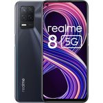 realme 8 5G Smartphone 16,5cm (6,5 Zoll) AMOLED-Display, 128GB interner Speicher, 6GB RAM, Dual-SIM, Android 11, Supersonic Black