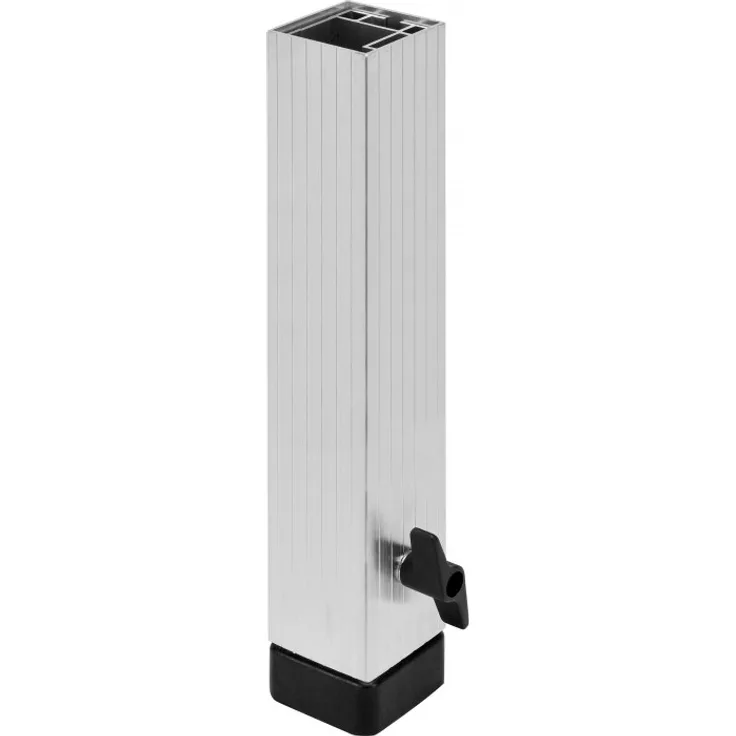 Bullstage Teleskopfuß vierkant 60x60mm - Höhe 40 bis 60 cm