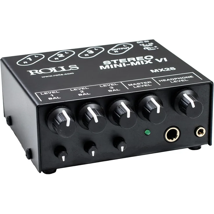 Rolls MX28 3-Kanal Mini-Mixer