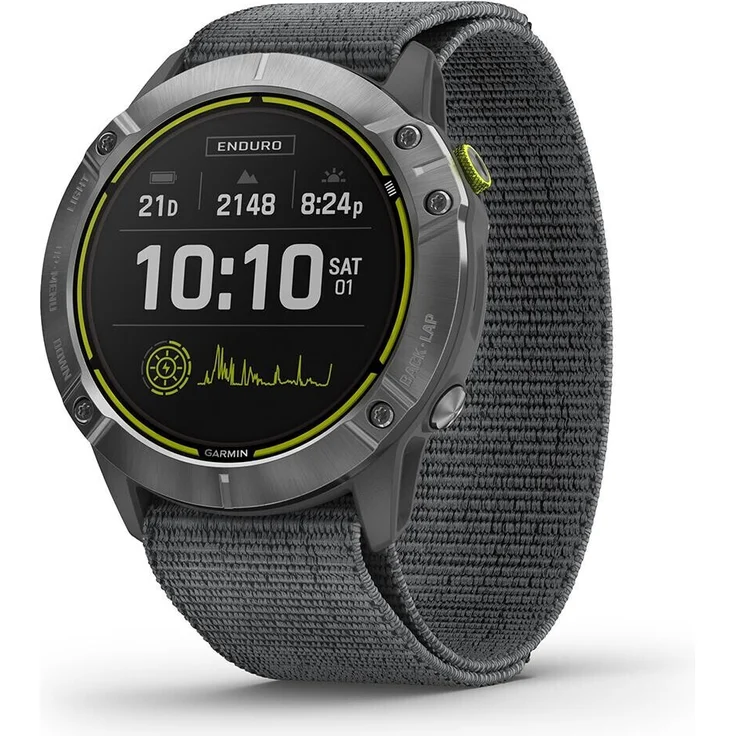 Garmin Enduro Smartwatch GPS, Unisex, 51mm, Polymergehäuse, Stainless Steel Grey - Preisvergleich – Bild 1
