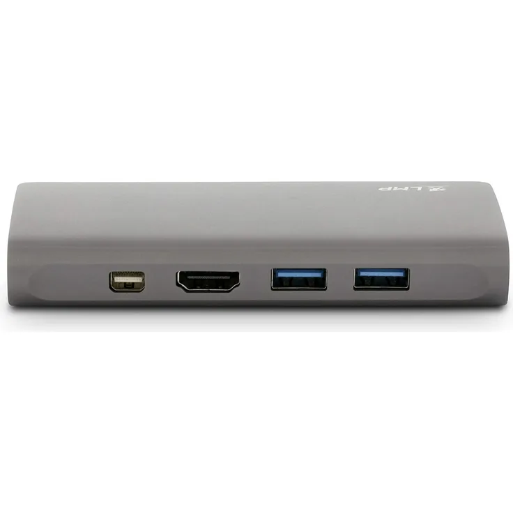 LMP USB-C Travel Dock 4K 9 Port, Space Gray