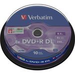 Verbatim DVD+R 8.5GB DL 8x, 10er Spindel (43666)
