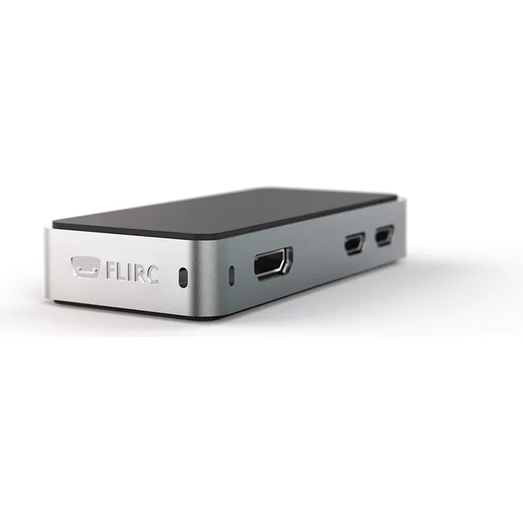 FLIRC Case - Aluminium Gehäuse für Raspberry Pi Zero, silber/schwarz
