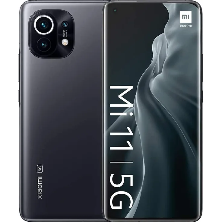 Xiaomi Mi 11 5G Smartphone 17,3cm (6,81 Zoll) AMOLED-Display, 128GB interner Speicher, 8GB RAM, Dual-SIM, Android, Midnight Gray