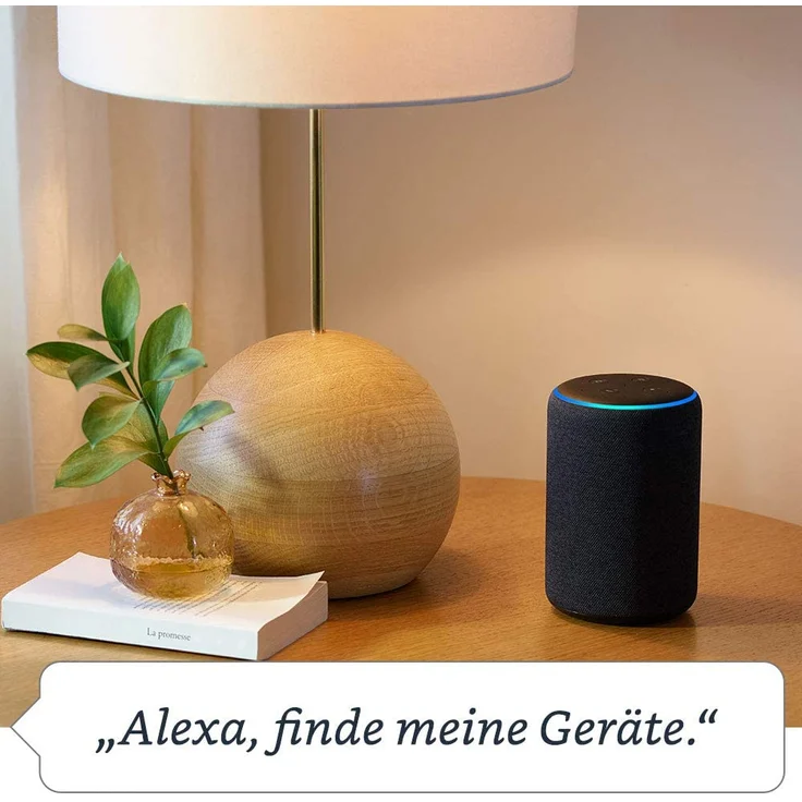 Amazon Echo Plus (2. Generation), mit Premiumklang und integriertem Smart Home-Hub, Anthrazit Stoff – Bild 3