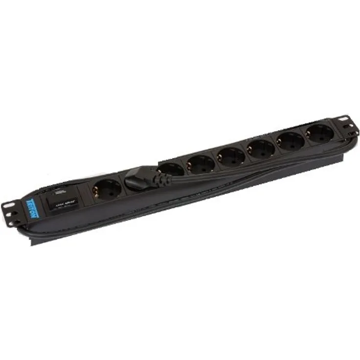 Tritón RAB-PD-X08-A1 48,26 cm (19 Zoll) Steckdosenleiste 8-Fach schwarz