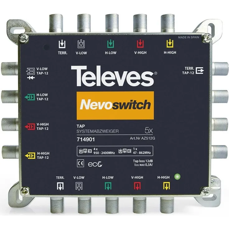 TELEVES Abzweiger 5f. Guß AZS512G