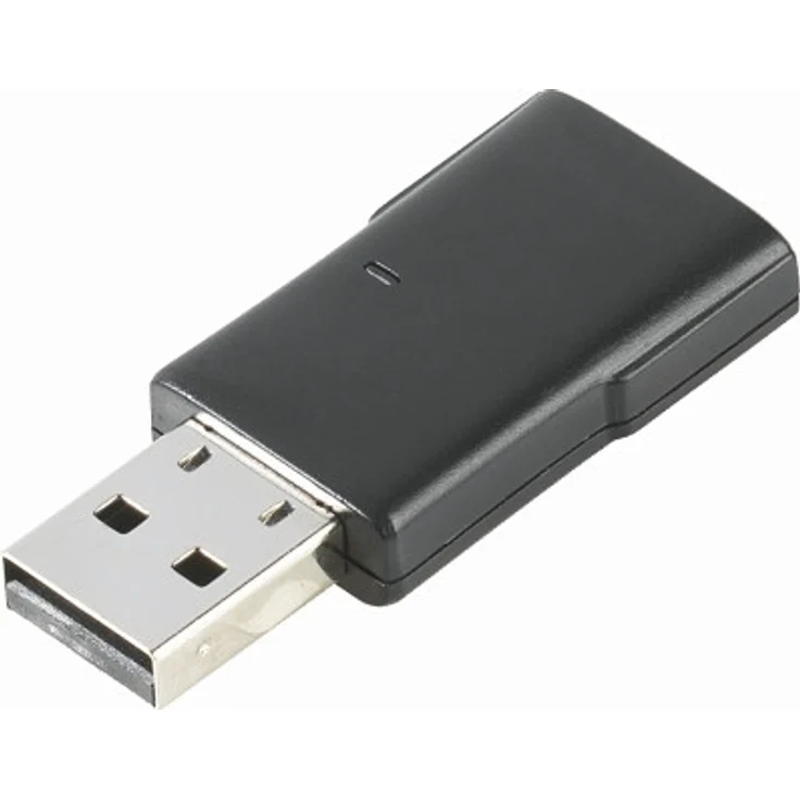 Vivanco USB 2.0 Mini WiFi Adapter (IEEE 802.11 B-g-N- 300 Mbits-LED-Anzeige für Link Status) Schwarz
