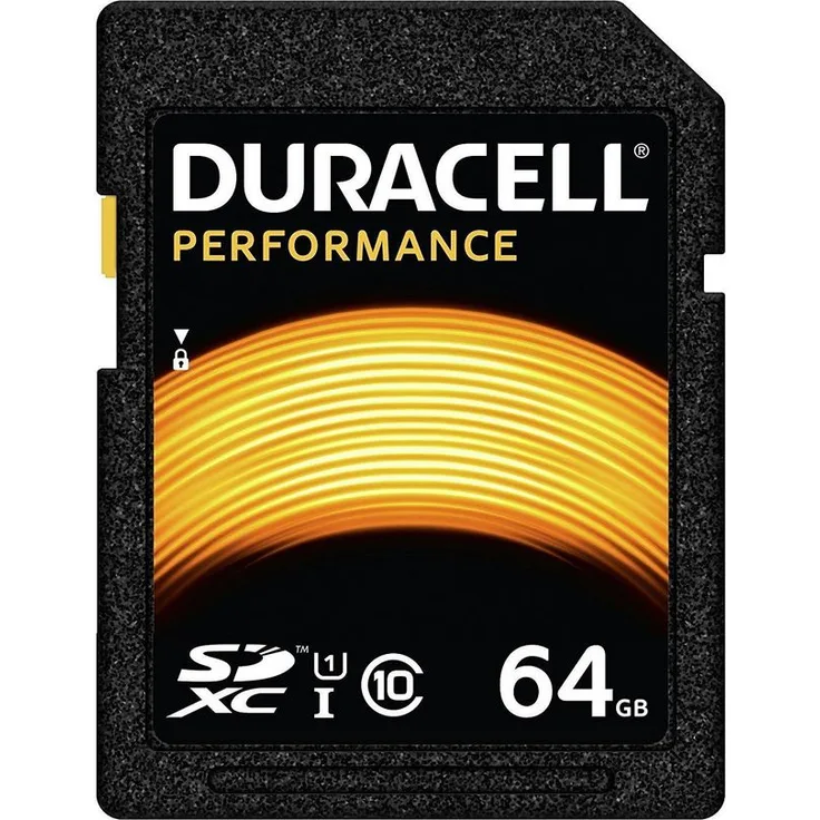 Duracell Performance 64GB SDHC Class 10 Speicherkarte UHS-1, bis zu 80 MB-Sek