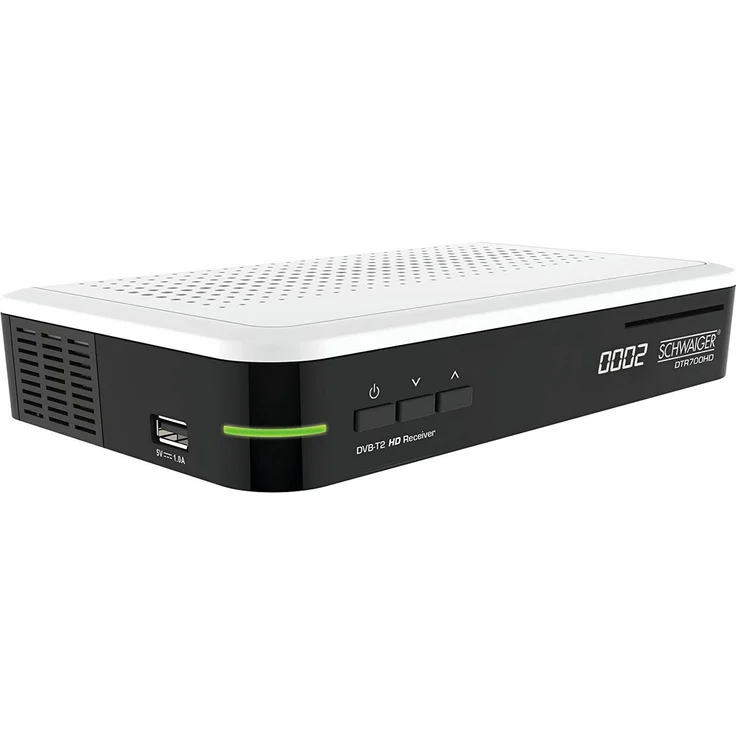 Schwaiger DVB-T2 Receiver, digitaler freenet HD-Receiver freenet zertifiziert, Receiver mit Irdeto Entschlüsselungssystem und H.265, HEVC Codec -DTR700HD, mit Alexa-Integration - Preisvergleich – Bild 1