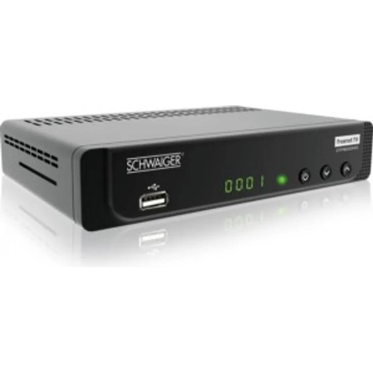 Schwaiger DTR600HD DVB-T2 HD Receiver DVB-T/T2, HDMI, EPG, Aufnahmefunktion, schwarz