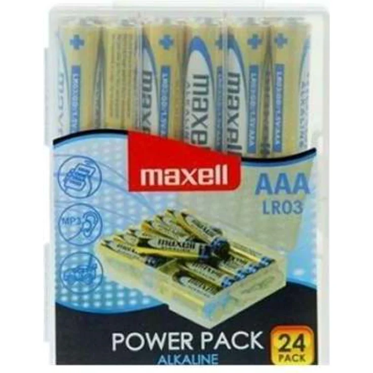 Maxell LR03 AAA Micro Alkaline Batterien (24er Pack) – Bild 1