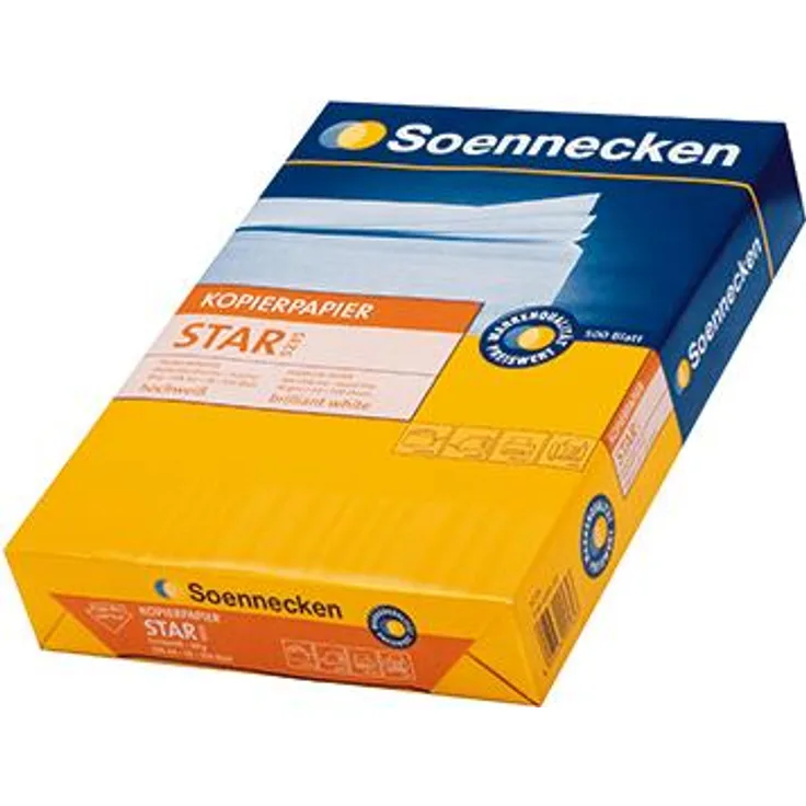 Soennecken Kopierpapier Star 5235 DIN A4 80g weiß 500 Bl./Pack. (5235)