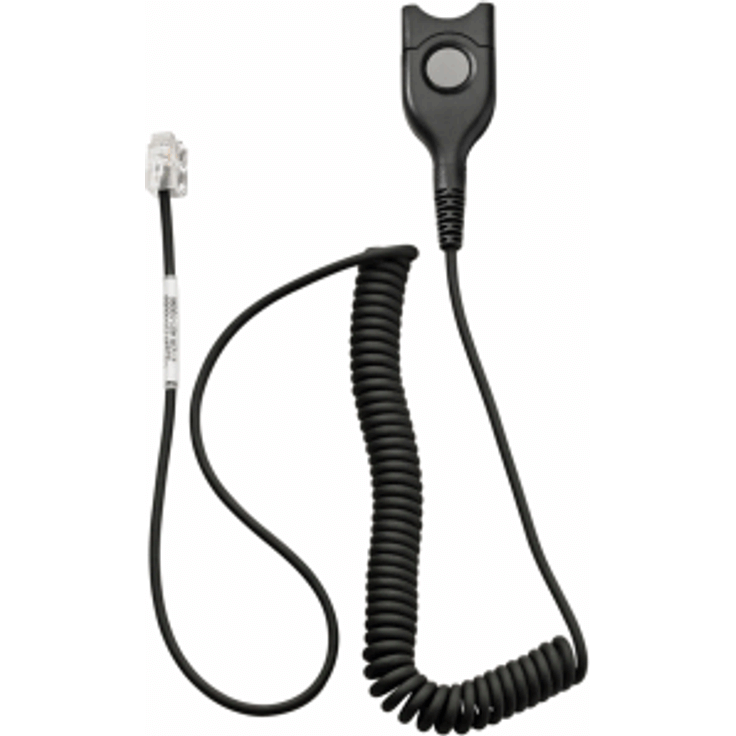 EPOS SENNHEISER CSTD 08 Standard Headset-Anschlusskabel EasyDisconnect QD auf RJ9 gewendelt - Code 08
