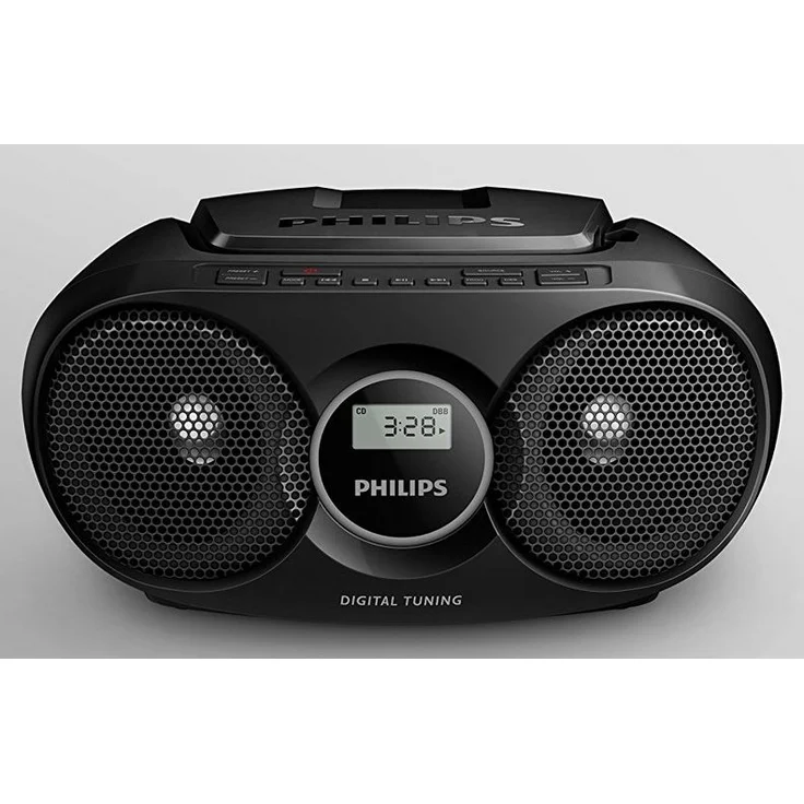 Philips AZ215B CD-Soundmachine (Digital UKW, Audioeingang, 3 Watt, leicht bedienbar) schwarz – Bild 3