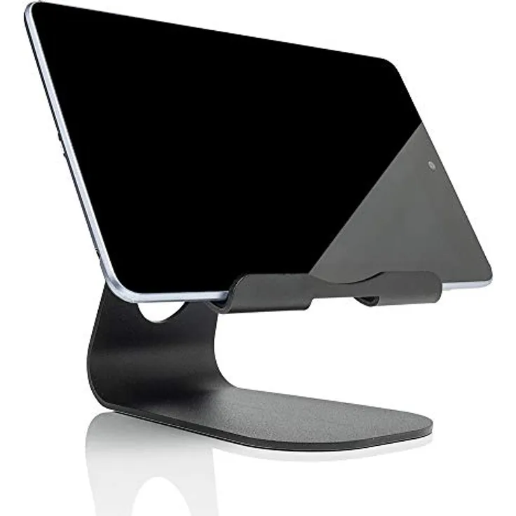Slabo Tablethalterung für alle Tablets | iPads etc. ''Aluminium'' - SCHWARZ
