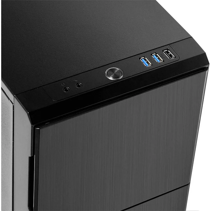 Nanoxia Deep Silence 3, Schallgedämmter ATX Midi Tower, 3x 120 mm Deep Silence Lüfter, 2x USB 3.0, 1x USB 2.0, anthrazit – Bild 4
