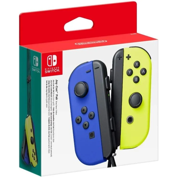 Nintendo Joy-Con 2er Set Blau, Neon-Gelb Blau, Gelb (10002887) (Switch) – Bild 1