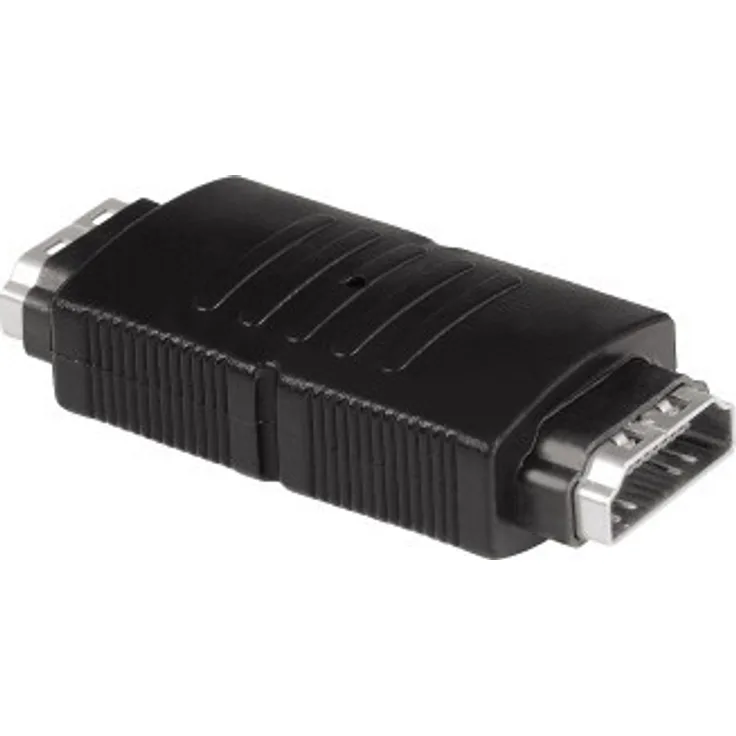 Hama Compact Adapter, HDMI Socket - HDMI Socket, black (Schwarz)