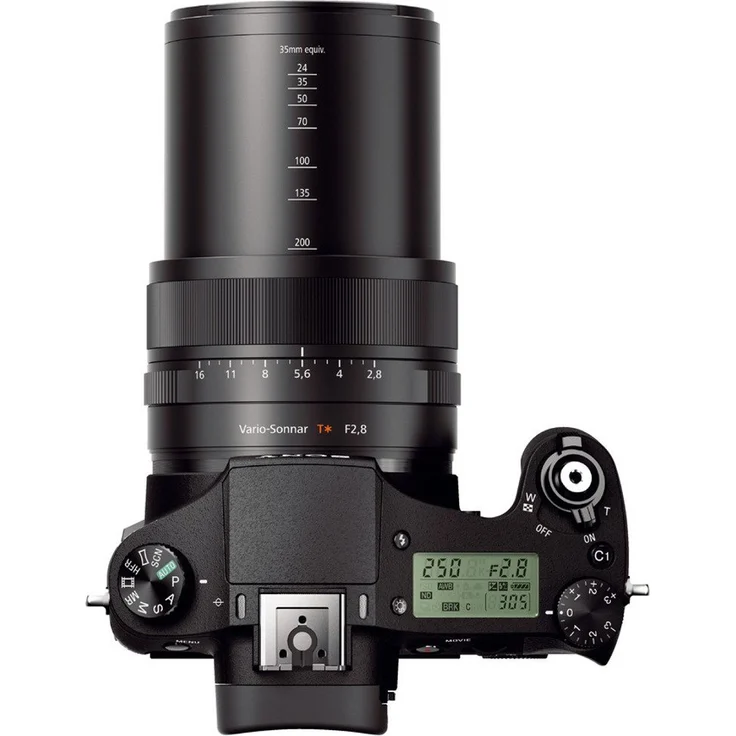 Sony DSC-RX10M2 Premium Bridge Kamera (20,2 Megapixel, 7,6 cm (3 Zoll) Display, 8-fach opt. Zoom, 4K UHD Videoaufnahme, 40x Slow-Motion, WiFi, NFC) inkl. 24-200 mm F2,8 Zeiss Objektiv schwarz – Bild 3