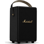 Marshall Tufton Bluetooth-Lautsprecher black & brass, spritzwassergeschützt, schwarz