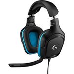 Logitech G432 Kabelgebundenes Gaming-Headset, 7.1 Surround Sound, DTS Headphone:X 2.0, 50 mm Treiber, Bügelmikrofon mit Flip-Stummschaltung, Ohrpolster mit Kunstleder, PC-Xbox Ons-PS4-Nintendo Switch