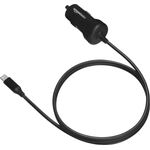 AmazonBasics - Kfz-Ladegerät mit Lightning-Anschluss, Gerade Kabel, 5 V, 2,4 A, 0,91 m, Schwarz